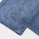 Light Wash Gradient Wide-Leg Jeans