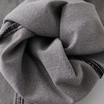 Baggy Fit Distressed Grey Ripped Jeans