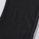 Star Pattern Lace Up High Waist Denim Jeans
