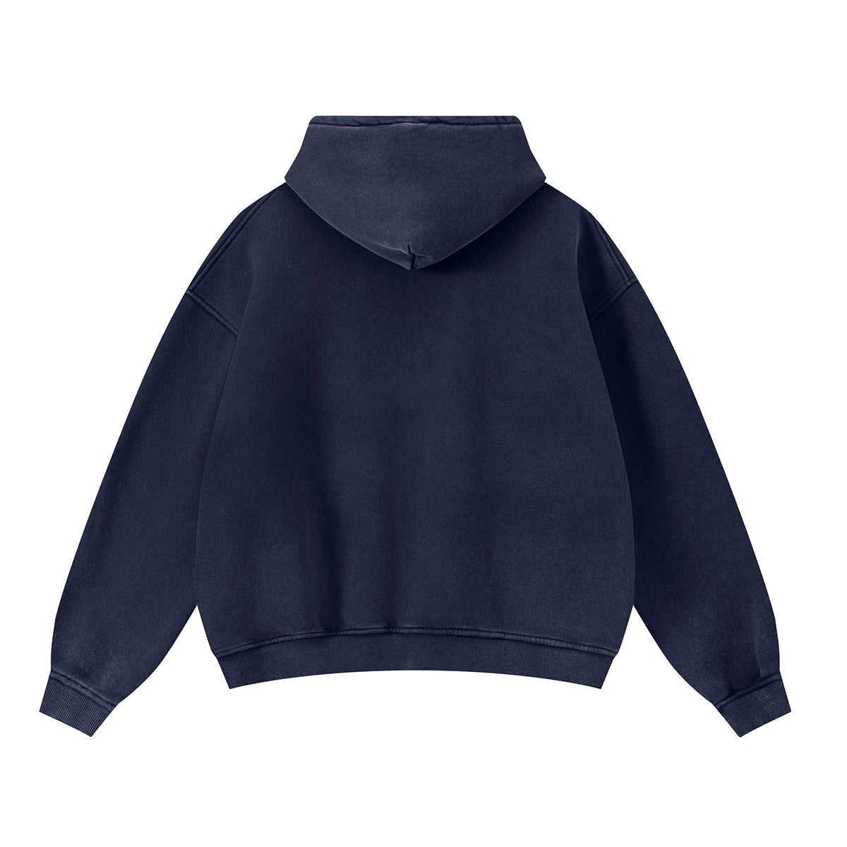 Soft Cotton Fleece Front Pocket Pullover Hoodie