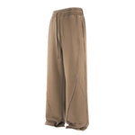 Distressed Washed Patchwork Jogger Pants