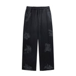 Drawstring Paint Distressed Trousers-INNBLAC Fashion Apparel