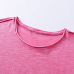 Oversized Street Style Vintage Faded Cotton T-Shirt