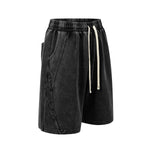 Casual Streetwear Washed Distressed Air Mamba Shorts