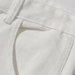 Zipper Hem Slight Flared Leg Cargo Pants