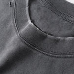 Utility Pocket Distressed Washed Oversized Street Tee