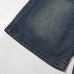 Vintage Washed Knee Length Denim Bermuda Shorts