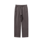 Solid Color Plush Lining Sweatpants-INNBLAC Fashion Apparel