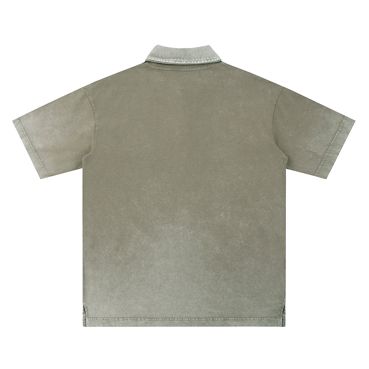 Heavyweight Reverse-Dyed Polo Shirt 320gsm