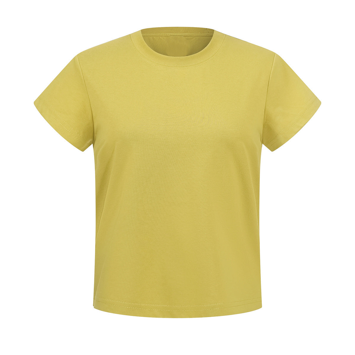 Classic Crew Neck Comfortable Versatile Everyday Tee