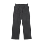 Solid Color Front Seam Baggy Jogger-INNBLAC Fashion Apparel