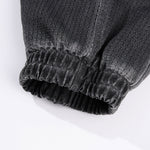Lightweight Mesh Stand Collar Elastic Hem Zip Jacket