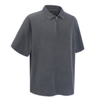 Zippered Polo Soft Cotton Everyday Casual Stylish Tee