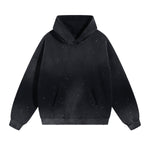 Destroyed Oversized Acid Wash Bleach Splatter Hoodie
