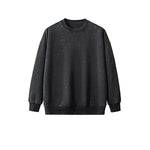 Oversized Stone Wash Fleece Sweatshirt