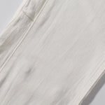 Snap Detail Slight Flared Hem Cargo Pants