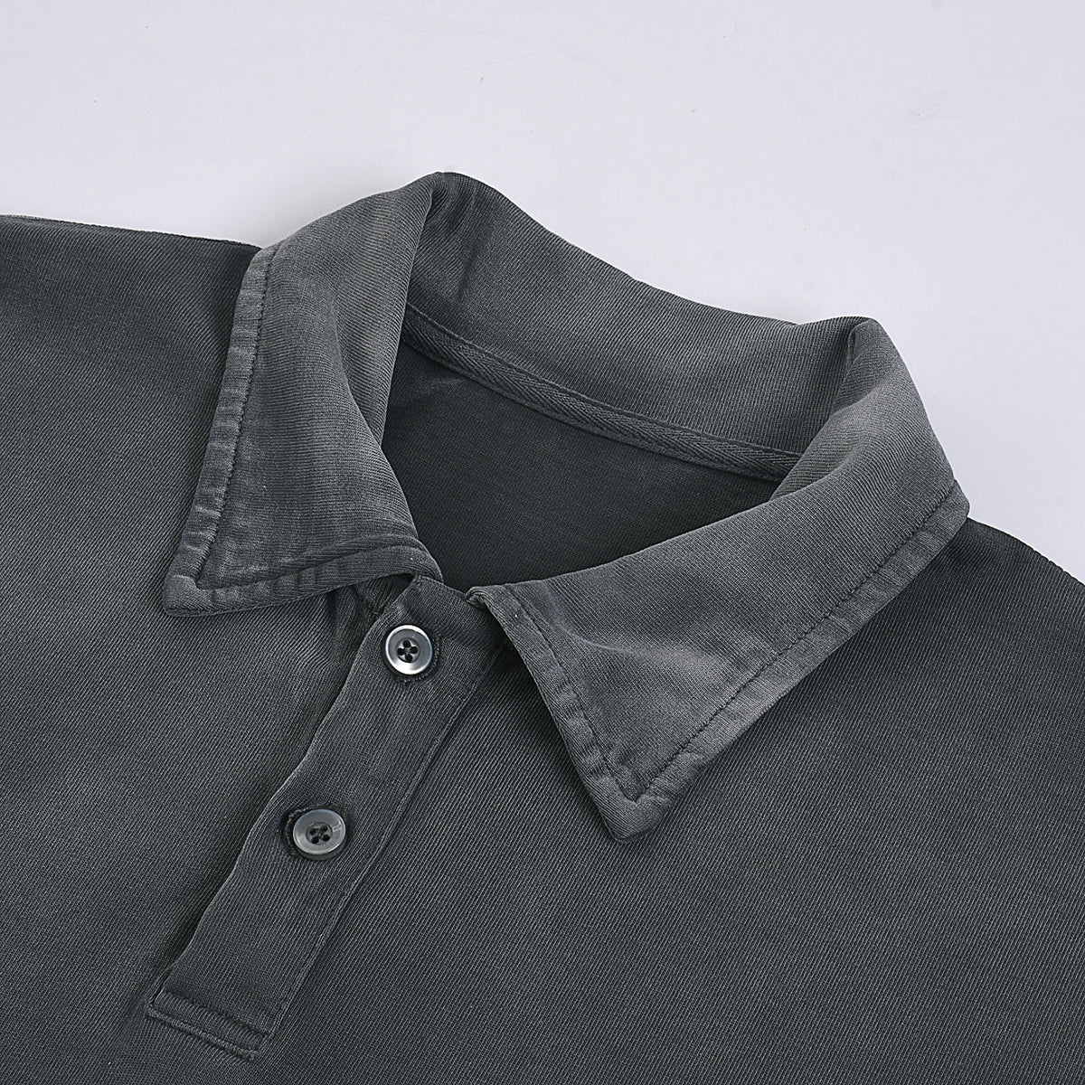 Gradient-Fade Cotton Polo Shirt 310gsm