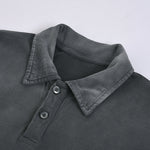 Gradient-Fade Cotton Polo Shirt 310gsm