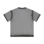 Vintage Washed Oversized Colorblock Tee