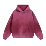 Destroyed Oversized Acid Wash Bleach Splatter Hoodie