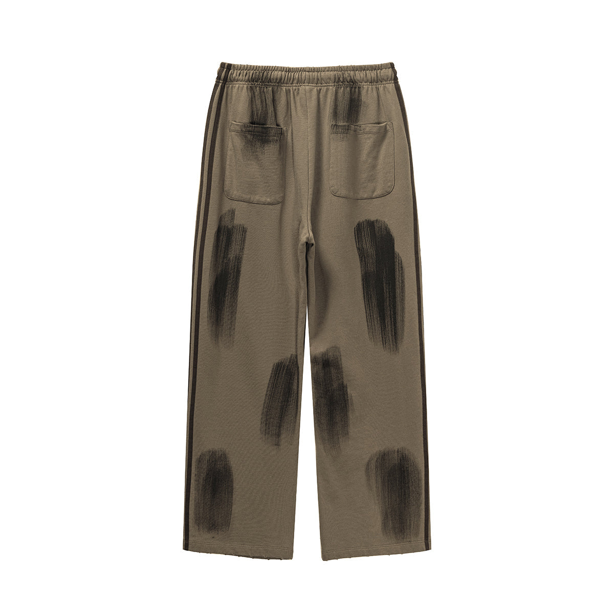 Spray Dye Straight Leg Pants-INNBLAC Fashion Apparel