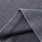 Boxy Waffle Washed Distressed Raglan Tee