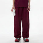 Minimalist Wide-Leg Elastic Waist Pants