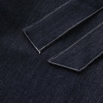 High Waist Tie Belt Relaxed Denim Shorts