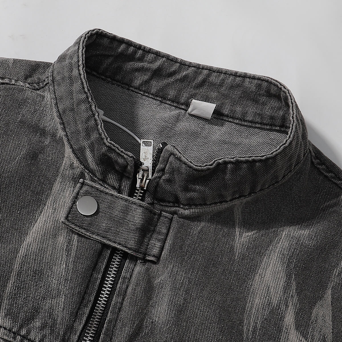 Streetwear Vintage Wash Denim Jacket