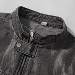 Streetwear Vintage Wash Denim Jacket
