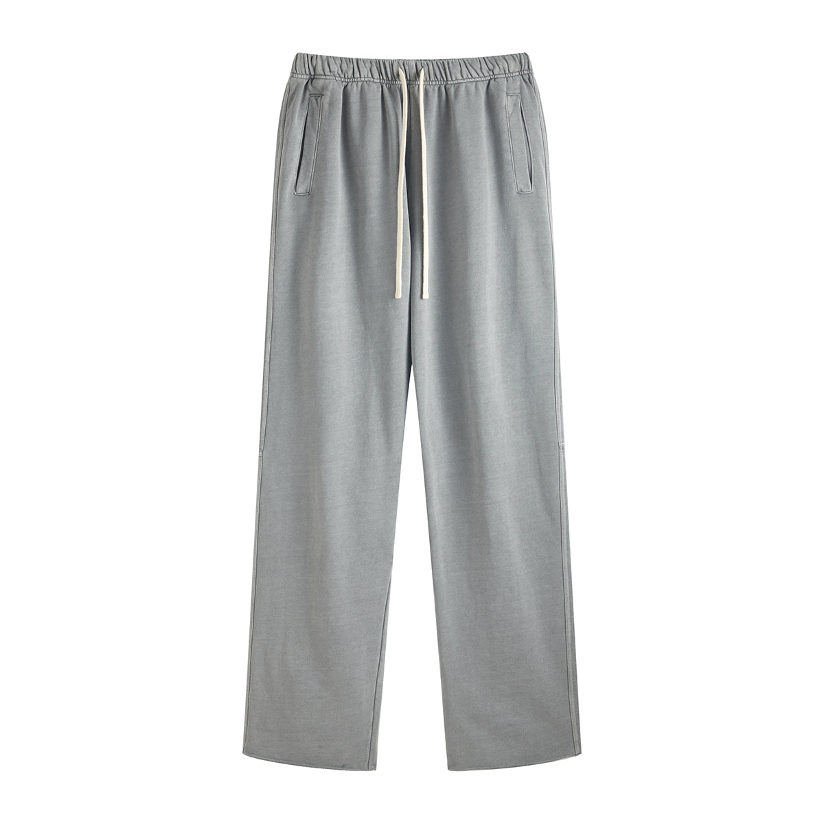 Raw Edge Relaxed fit Sweatpants-INNBLAC Fashion Apparel