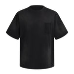 Swirl Dyed Distressed Pocket Loose Fit Crew Tee