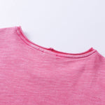 Oversized Street Style Vintage Faded Cotton T-Shirt