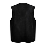 Chest Pocket Knit Sleeveless Relaxed Fit Muscle Tank