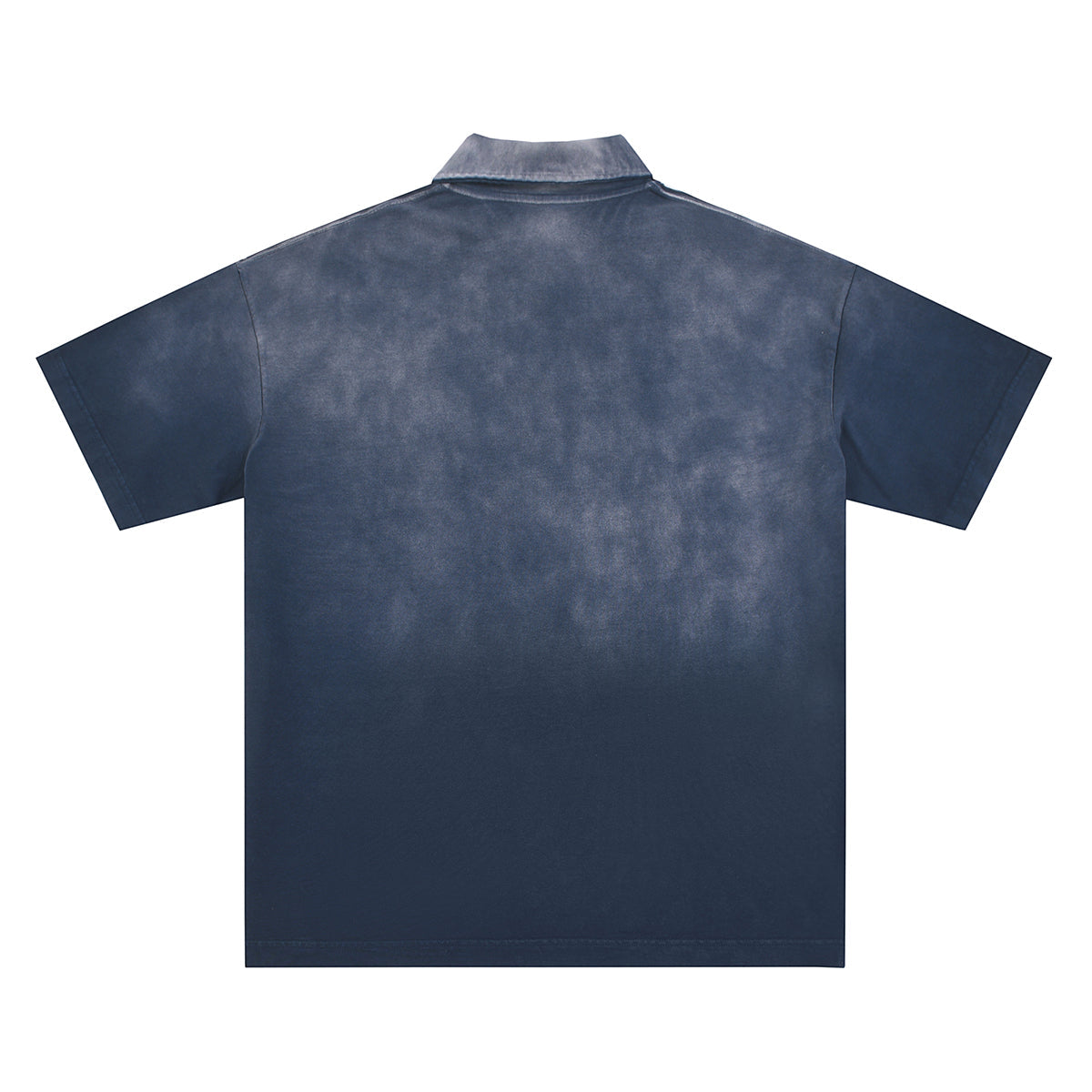 Gradient-Fade Cotton Polo Shirt 310gsm