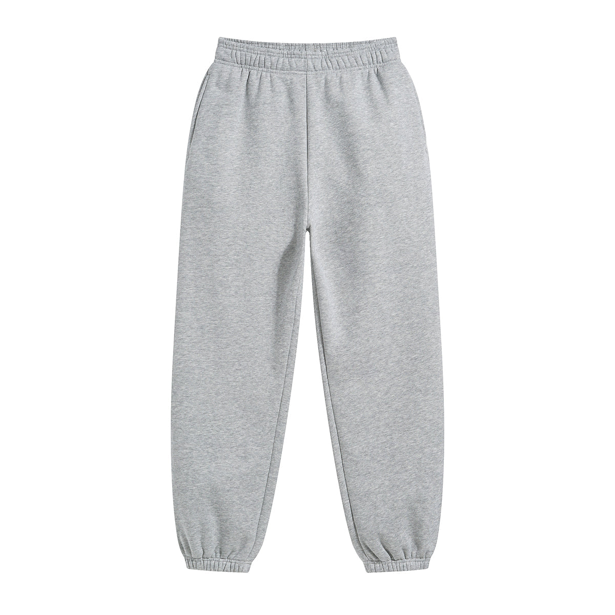 Solid Color Plush Lining Jogger-INNBLAC Fashion Apparel