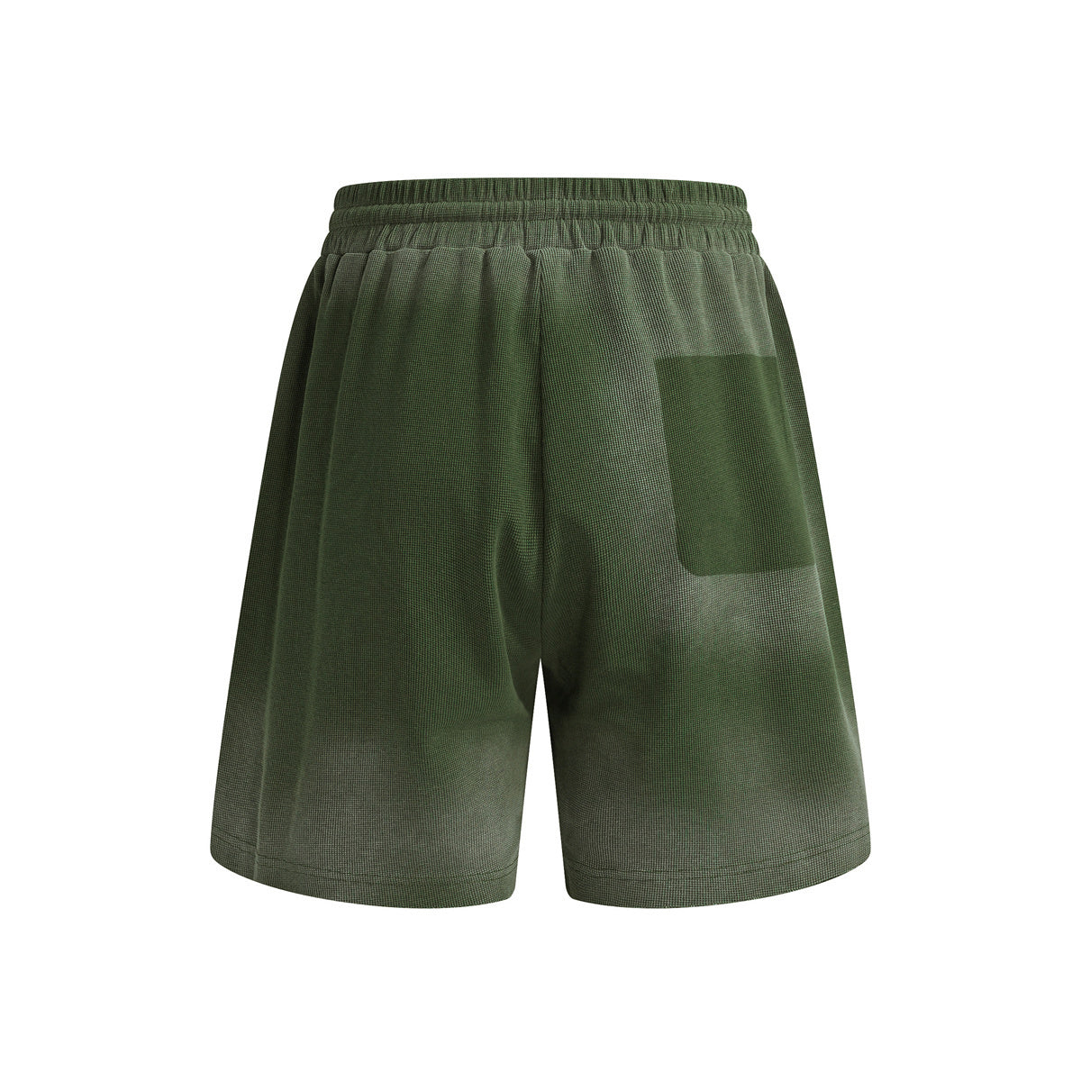 Ombre Color Drawstring Casual Lounge Elastic Waist Shorts