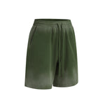 Ombre Color Drawstring Casual Lounge Elastic Waist Shorts