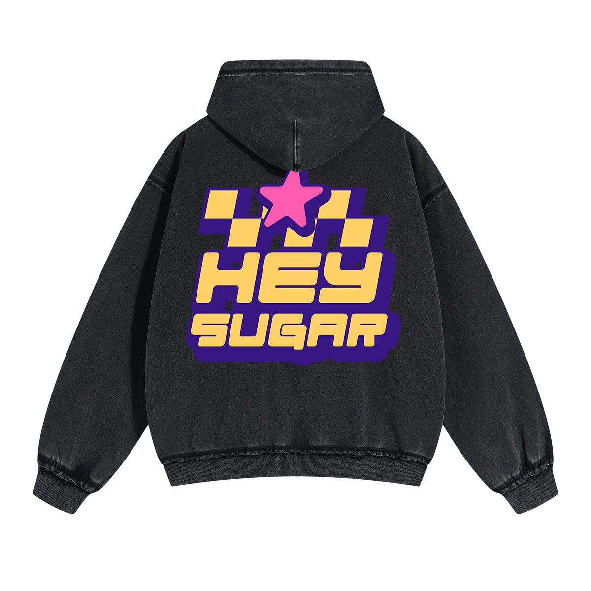 Hey Sugar Y2K Valentines Day Double Slider Zip Hoodie-INNBLAC Fashion Apparel