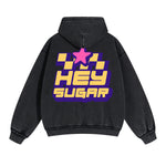 Hey Sugar Y2K Valentines Day Double Slider Zip Hoodie-INNBLAC Fashion Apparel