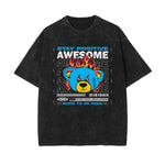 Bear Doll Streetwear Graffiti Tee-INNBLAC Fashion Apparel