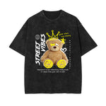 Cute Teddy Bear Urban Streetwear Tee-INNBLAC Fashion Apparel