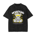 Bear Doll Urban Streetwear Graffiti Tee-INNBLAC Fashion Apparel