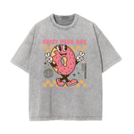 Retro Cartoon Character Graphic Tee-INNBLAC Fashion Apparel