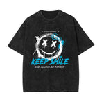 Graffiti Smile Streetwear Graphic Tee-INNBLAC Fashion Apparel