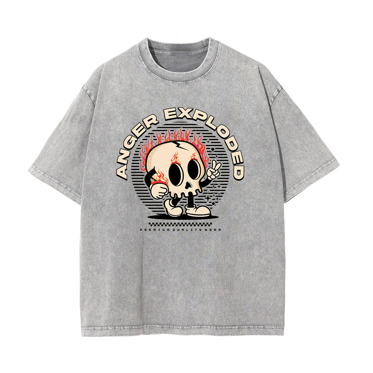 Skull Urban Streetwear Graphic Tee-INNBLAC Fashion Apparel