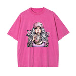 Tattoo Girl Animes Graphic T Shirt-INNBLAC Fashion Apparel