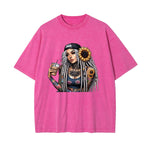 Tattoo Girl Animes Graphic T Shirt-INNBLAC Fashion Apparel