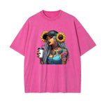 Tattoo Girl Animes Graphic T Shirt-INNBLAC Fashion Apparel