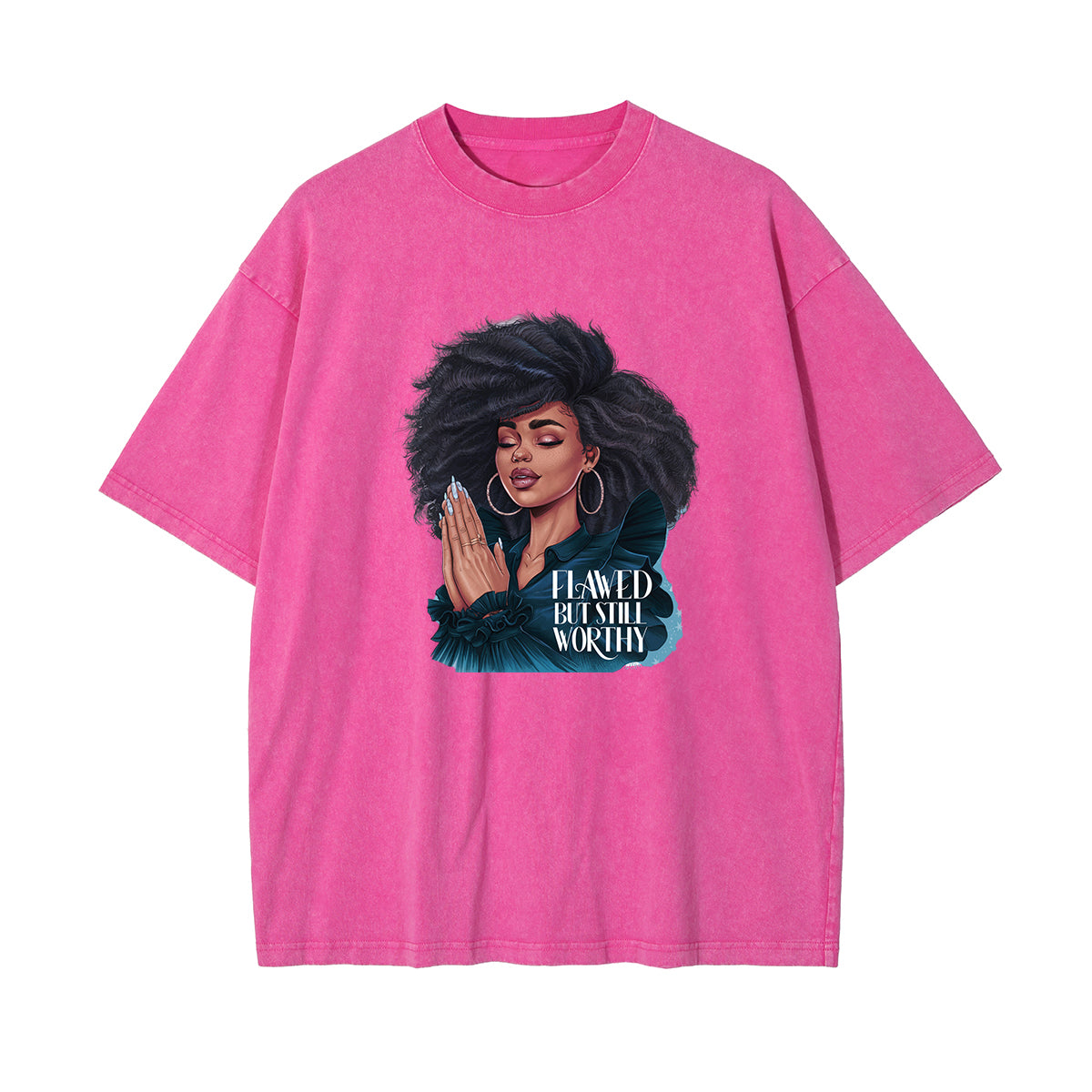 Black Girl Praying Graphic Tee-INNBLAC Fashion Apparel